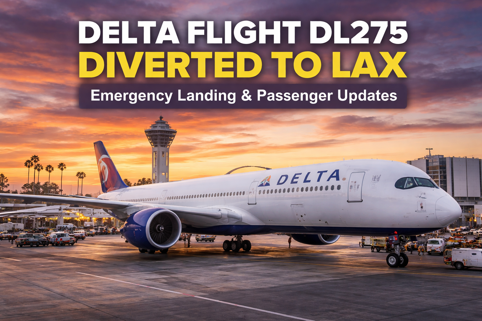Delta Flight DL275 Diverted to LAX