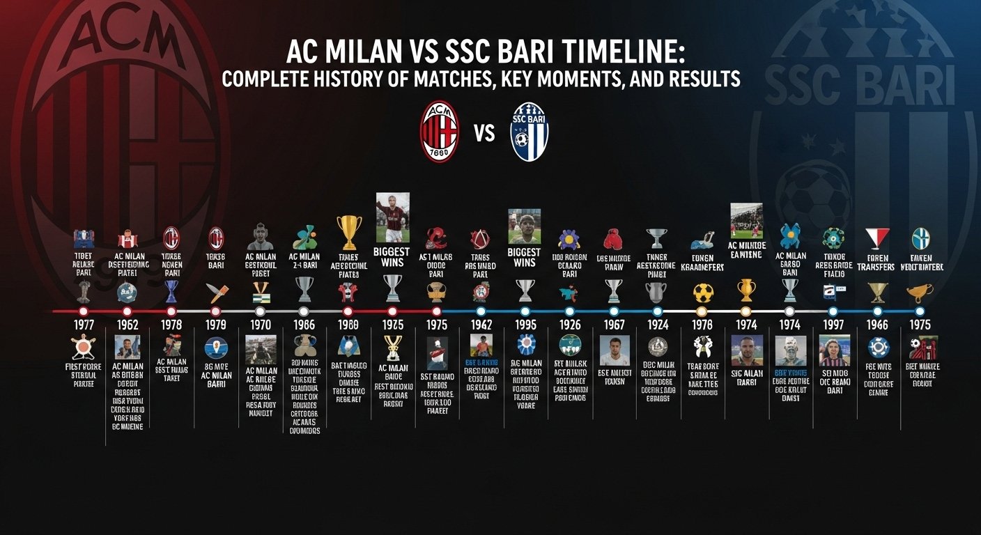 AC Milan vs SSC Bari Timeline