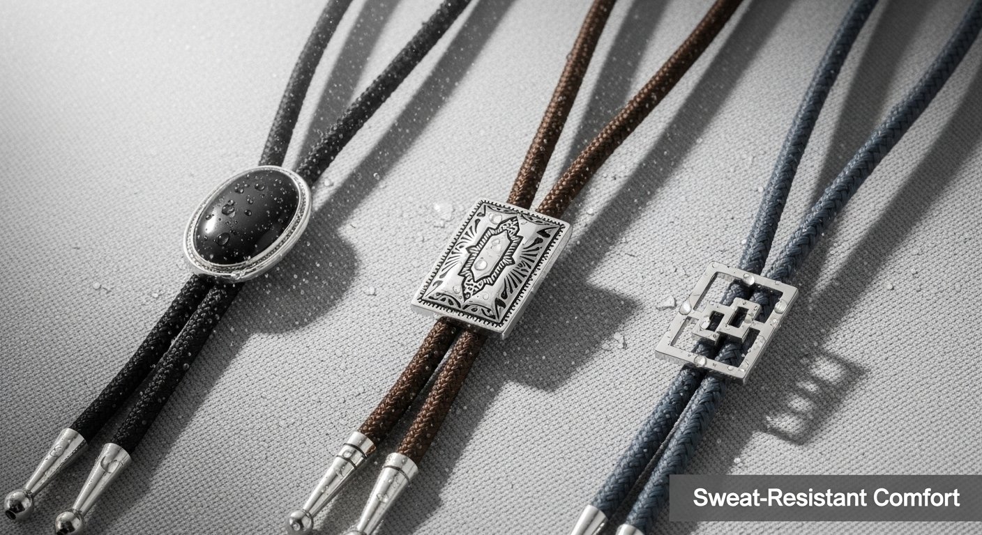 Sweat Resistant Bolo Ties